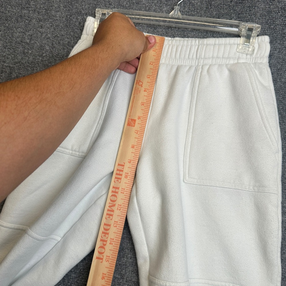 Aritzia Tna Cozy Fleece Mega Cargo Sweatpants Womens 2XS White Joggers High Rise - Picture 9 of 13